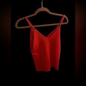 Vintage 90’s Red Spaghetti Strap Flowy Blouse